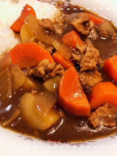 市販ルウとコーヒーで簡単!本格カレー-レシピのメイン写真