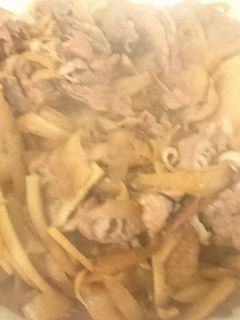 牛蒡と豚肉の甘辛煮-レシピのメイン写真