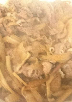 牛蒡と豚肉の甘辛煮-レシピのメイン写真