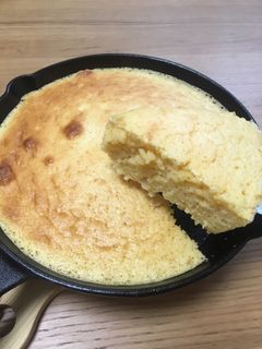 簡単!スキレットでスフレチーズケーキ☆-レシピのメイン写真