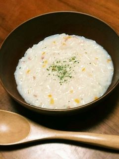 簡単朝食!クリーム粥-レシピのメイン写真