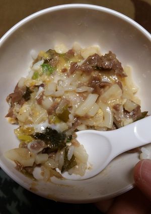 すき焼き卵とじ(離乳食後期~完了)-レシピのメイン写真