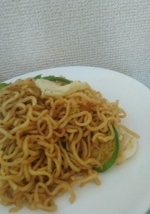 簡単！めんつゆ醤油ピリッと焼きそば☆-レシピのメイン写真