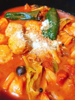 肉団子とたっぷり野菜のトマトスープ-レシピのメイン写真