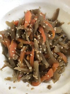甘めのきんぴらごぼう-レシピのメイン写真