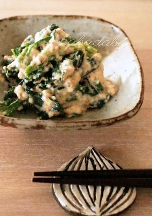 もりもり進む♪ほうれん草のマヨ白和え-レシピのメイン写真