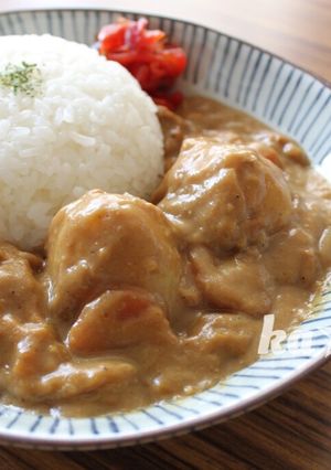 ［豚コマカレー コクと深み コツあり］-レシピのメイン写真