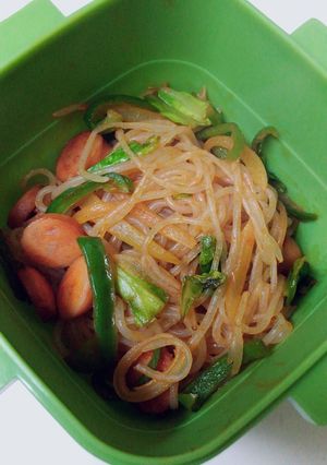 白滝ナポリタン お弁当にも！-レシピのメイン写真