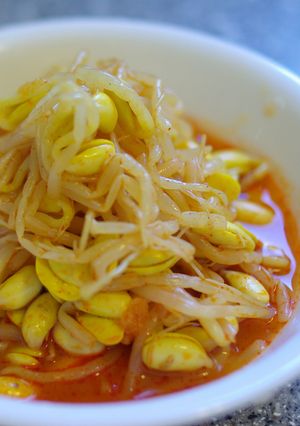 ピリ辛☆味付き豆もやし-レシピのメイン写真