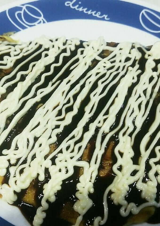 餅を溶かして、豚肉とモヤシで♪とん平焼き-レシピのメイン写真