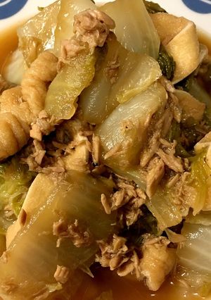 白菜とツナ缶の煮物-レシピのメイン写真