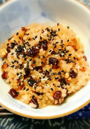 圧力鍋で簡単！お赤飯-レシピのメイン写真