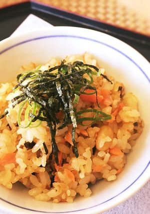 鮭と大豆の混ぜご飯★ガン予防に!-レシピのメイン写真
