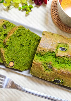 黒豆と抹茶のパウンドケーキ-レシピのメイン写真