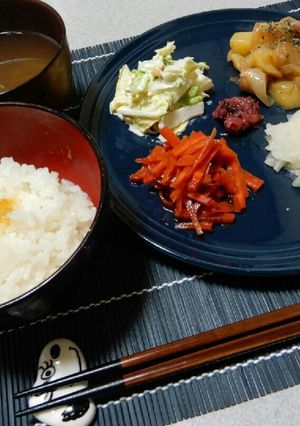 白菜とマスタードマヨwithアーモンド-レシピのメイン写真