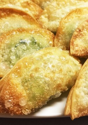 食べごたえバッチリ！ヘルシー揚げ餃子♡-レシピのメイン写真