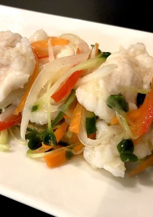 揚げずにフワツル鶏ささみのエスカベッシュ-レシピのメイン写真