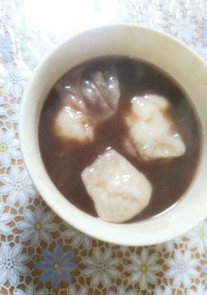 余った切り餅で簡単！こしあんでおしるこ！-レシピのメイン写真