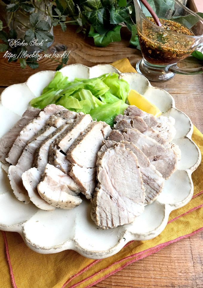 ほったらかし！しっとり茹で豚-レシピのメイン写真