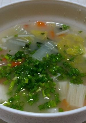 野菜たっぷりお味噌汁-レシピのメイン写真