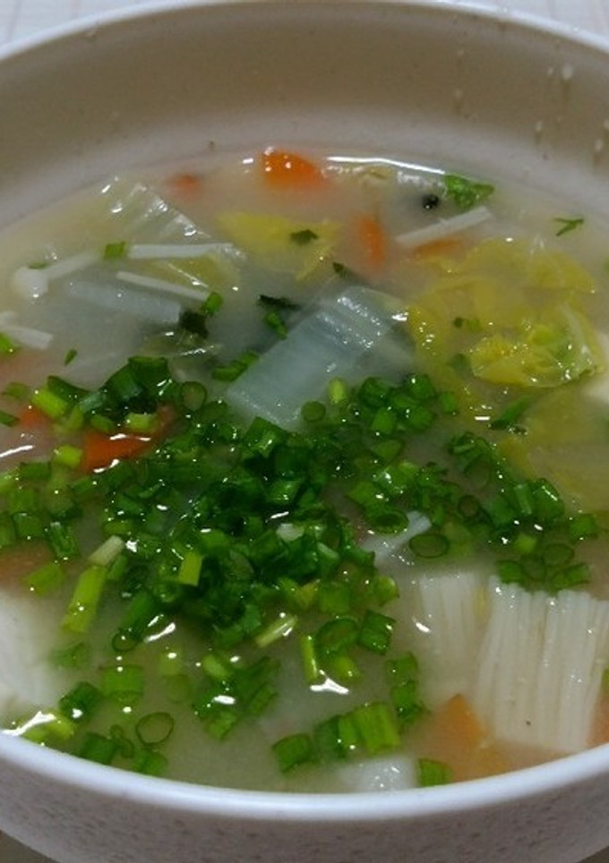 野菜たっぷりお味噌汁-レシピのメイン写真