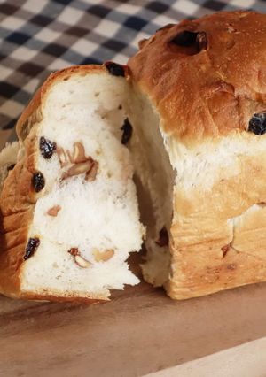 レーズンくるみ食パン（ＨＢ）-レシピのメイン写真