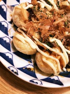 卵なし!カリふわとろ〜りたこ焼き-レシピのメイン写真