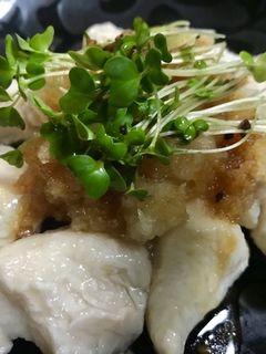 ササミの湯引きおろしポン酢-レシピのメイン写真