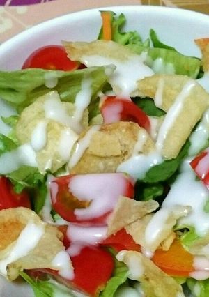 堅あげポテトで★パリパリサラダ-レシピのメイン写真