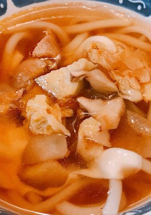 残った材料で、チーズタッカルビうどん！-レシピのメイン写真