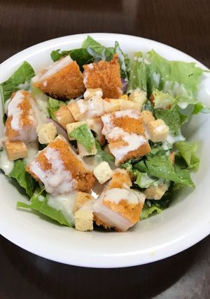 ファミチキパワーサラダ-レシピのメイン写真