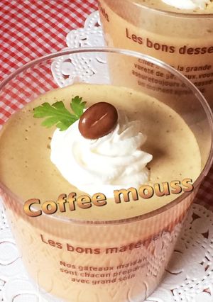 ほろ苦☆コーヒームース-レシピのメイン写真