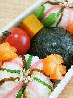 手毬 おにぎり 簡単 可愛い お弁当-レシピのメイン写真