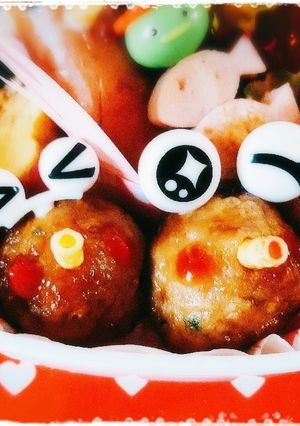 ♡お弁当に♪ミートボール星人♡-レシピのメイン写真
