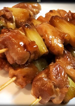 ☆簡単！フライパンで焼き鳥ねぎま☆-レシピのメイン写真