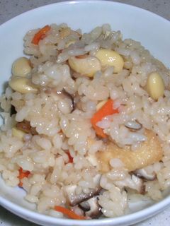 大豆の炊き込みご飯-レシピのメイン写真