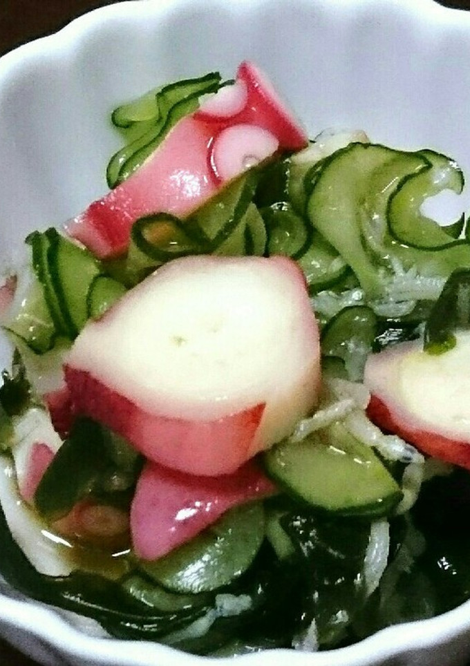 たこときゅうりの酢の物-レシピのメイン写真
