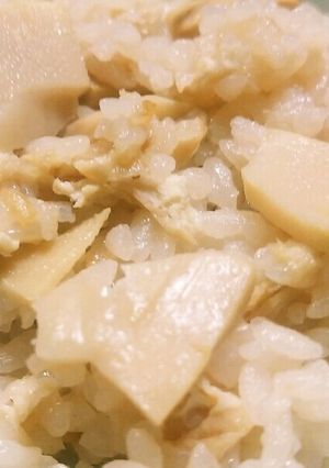 タケノコ水煮と油揚げで♪ タケノコご飯-レシピのメイン写真