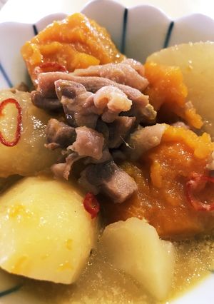 残り物 De 豆乳煮物-レシピのメイン写真