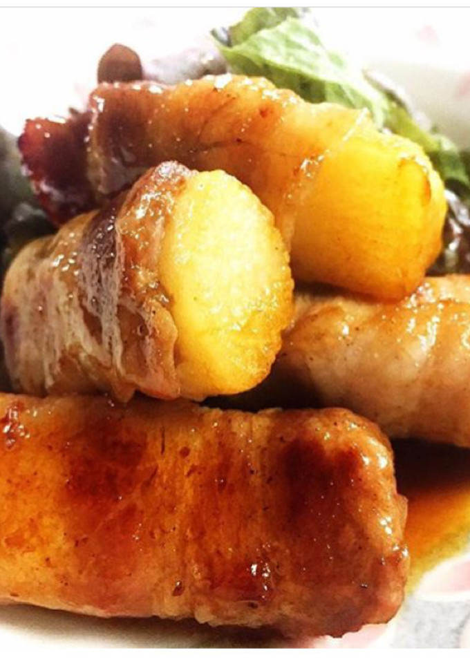 豚肉の長芋巻き焼き-レシピのメイン写真