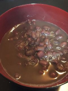 小豆から作るスープジャーで黒糖ぜんざい-レシピのメイン写真