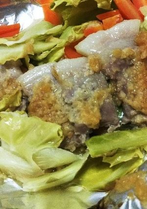 キャベツと豚バラのホイル焼き-レシピのメイン写真