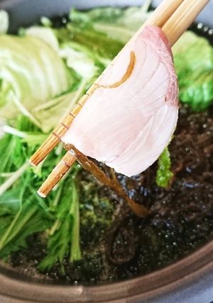 ブリしゃぶ あおさ出汁-レシピのメイン写真