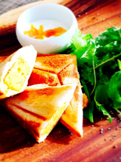 厚焼きたまごホットサンド-レシピのメイン写真