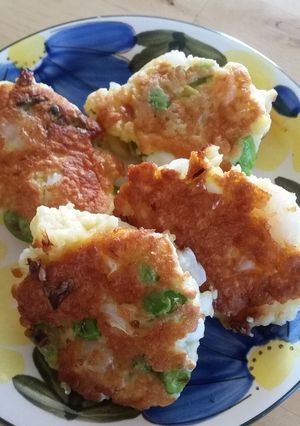 海老ぷりっ!はんぺんのふわふわ~焼き-レシピのメイン写真