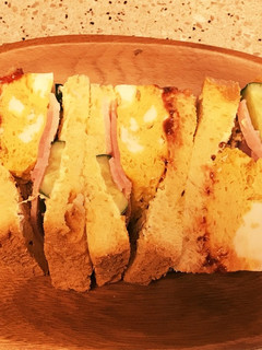 レンジで厚焼き玉子サンド-レシピのメイン写真