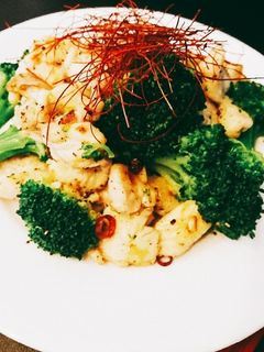 ササミとブロッコリーの塩にんにく炒め-レシピのメイン写真