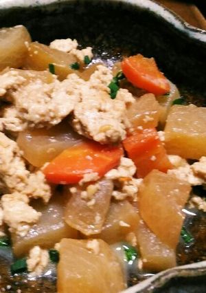 大根、人参と豆腐煮(けんちょう)-レシピのメイン写真