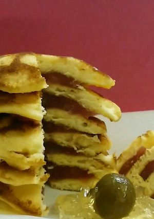 ｢とら焼 宗歓｣のパンケーキタワー-レシピのメイン写真