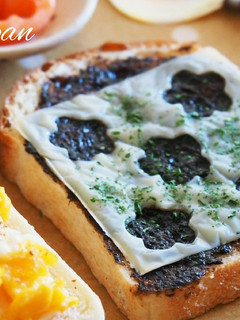 簡単☆美味しい!海苔の佃煮チーズトースト-レシピのメイン写真
